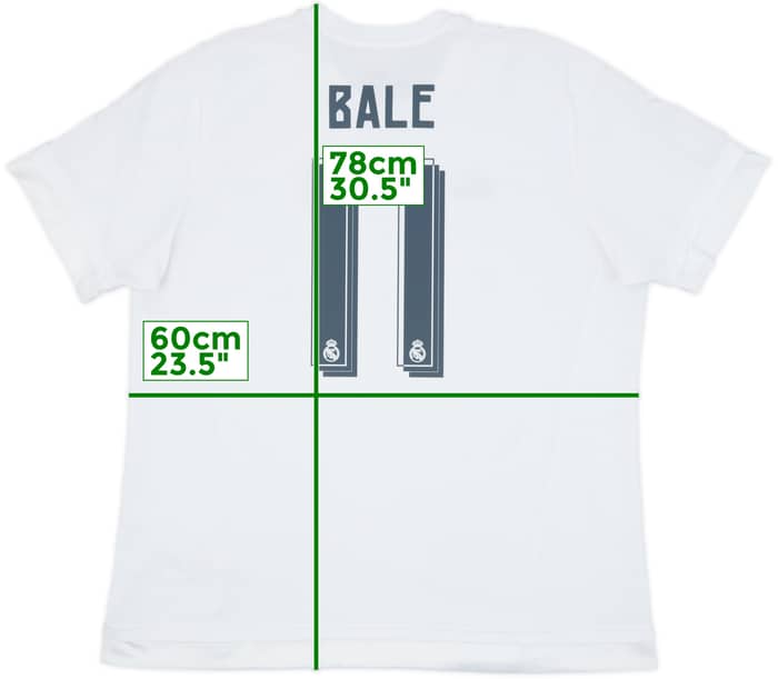 2015-16 Real Madrid Home Shirt Bale #11 - 6/10 - (XXL)