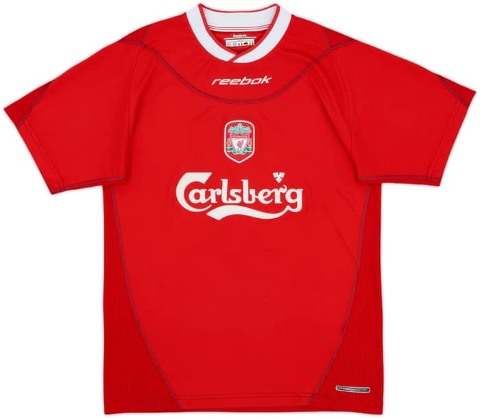 2002-04 Liverpool Home Shirt Gerrard #17 - 7/10 - (S)