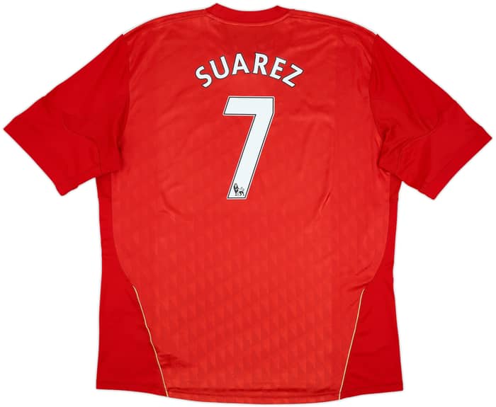 2010-12 Liverpool Home Shirt Suarez #7 - 7/10 - (3XL)