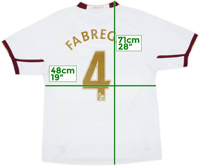 2007-08 Arsenal Away Shirt Fabregas #4 - 8/10 - (S)