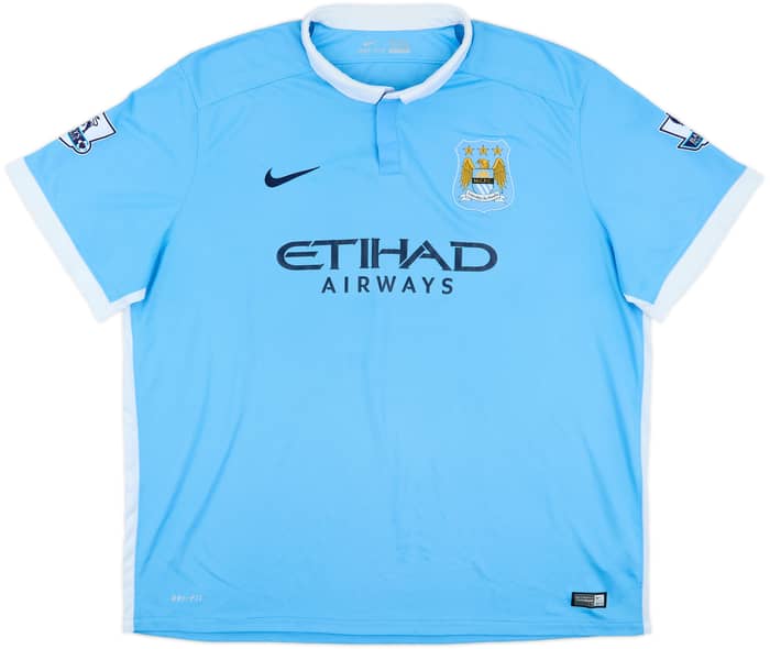 2015-16 Manchester City Home Shirt Kun Aguero #10 - 10/10 - (3XL)