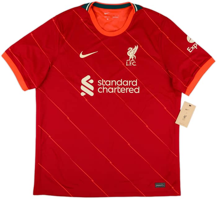 2021-22 Liverpool Home Shirt Virgil #4 (XL)