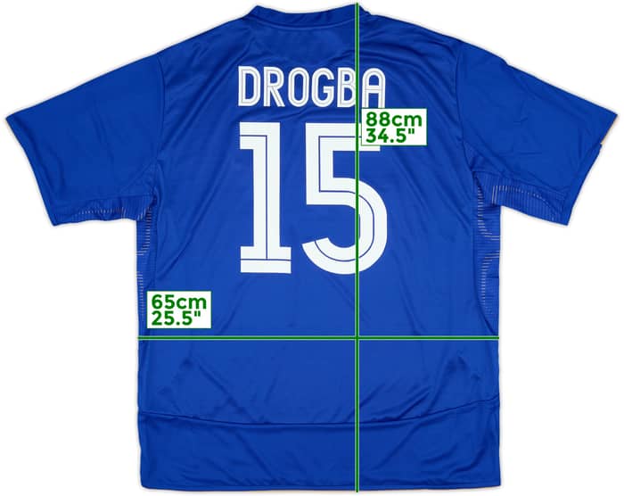 2005-06 Chelsea Centenary Home Shirt Drogba #15 (XXL)