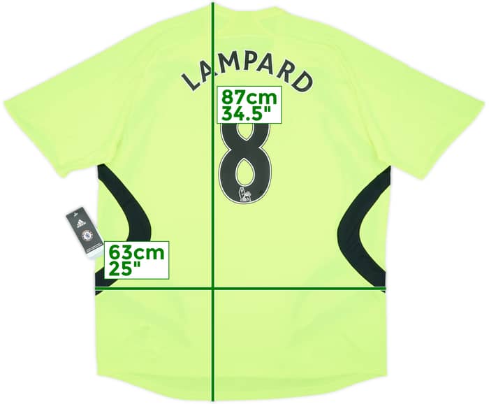 2007-08 Chelsea Away Shirt Lampard #8 (XL)