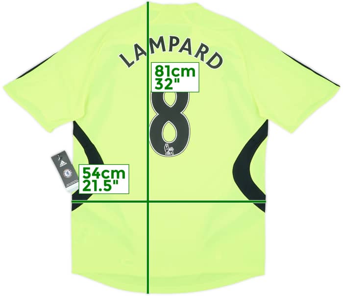 2007-08 Chelsea Away Shirt Lampard #8 (M)