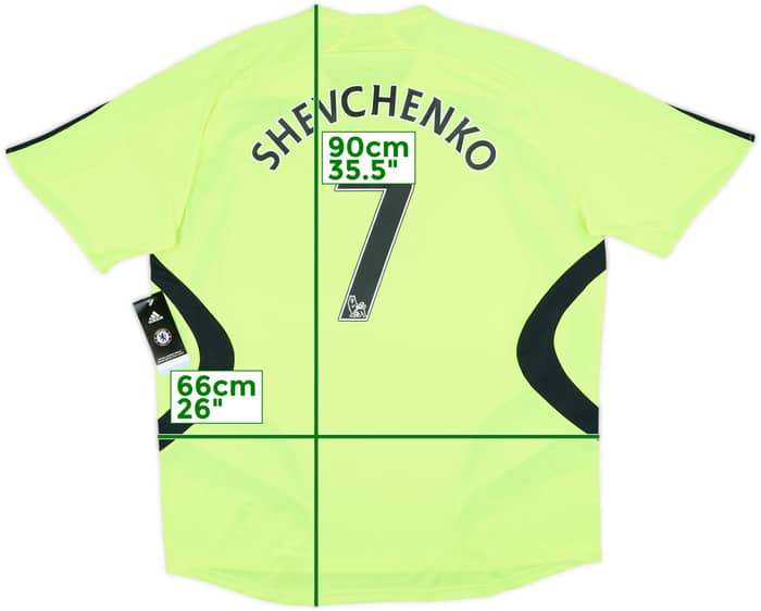 2007-08 Chelsea Away Shirt Shevchenko #7 (XL)