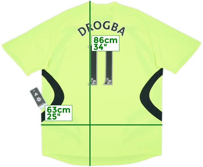 2007-08 Chelsea Away Shirt Drogba #11 (XL)