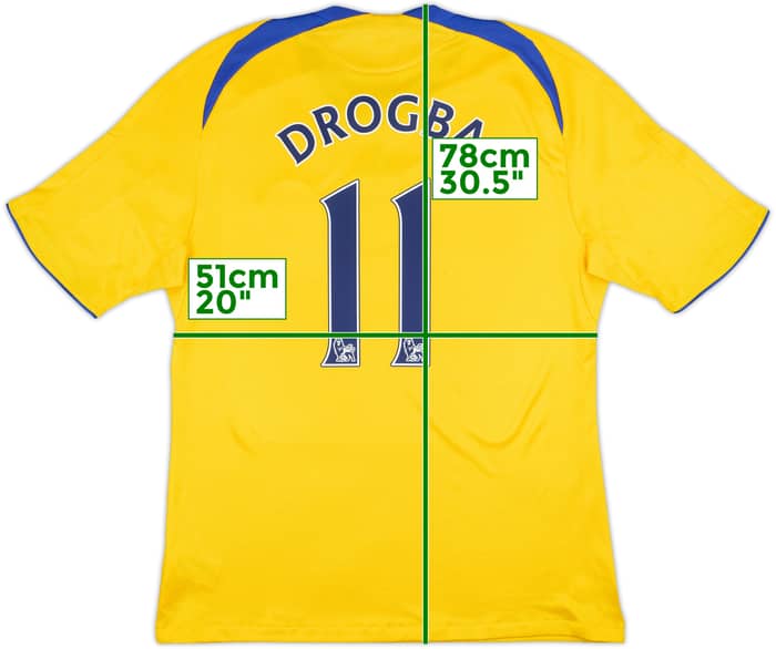 2008-09 Chelsea Third Shirt Drogba #11 - 8/10 - (L)