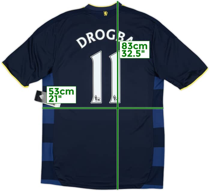 2009-10 Chelsea Away Shirt Drogba #11 (M)
