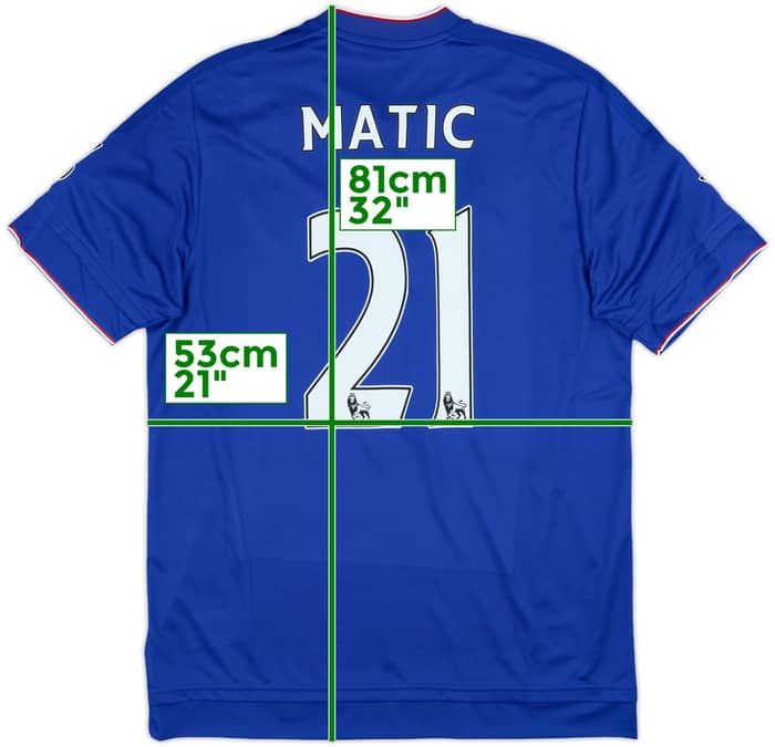 2015-16 Chelsea Home Shirt Matic #21 (M)
