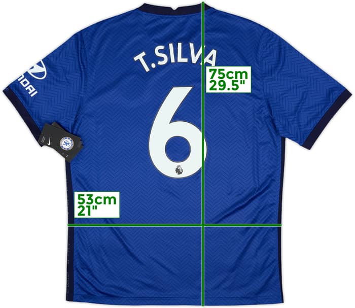 2020-21 Chelsea Home Shirt T.Silva #6 (L)