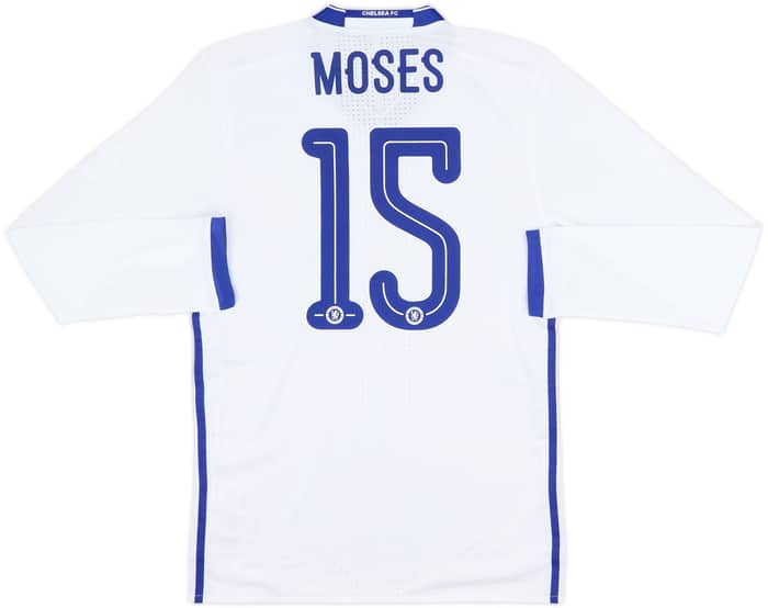 2016-17 Chelsea Player Issue Third L/S Shirt Moses #15 (M)