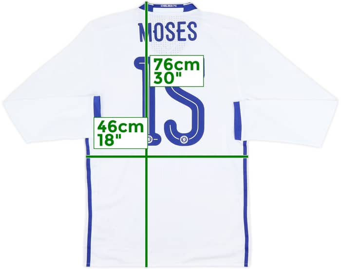 2016-17 Chelsea Player Issue Third L/S Shirt Moses #15 (M)