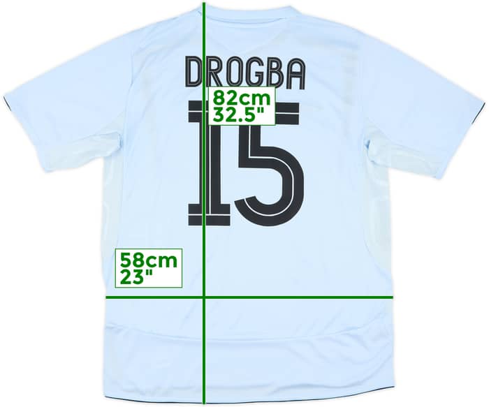 2005-06 Chelsea Away Shirt Drogba #15 (XL)