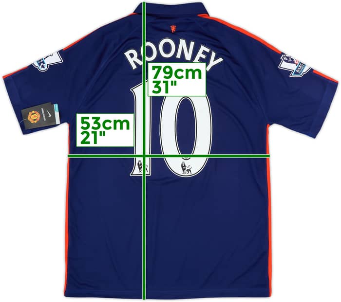 2014-15 Manchester United Third Shirt Rooney #10 (L)
