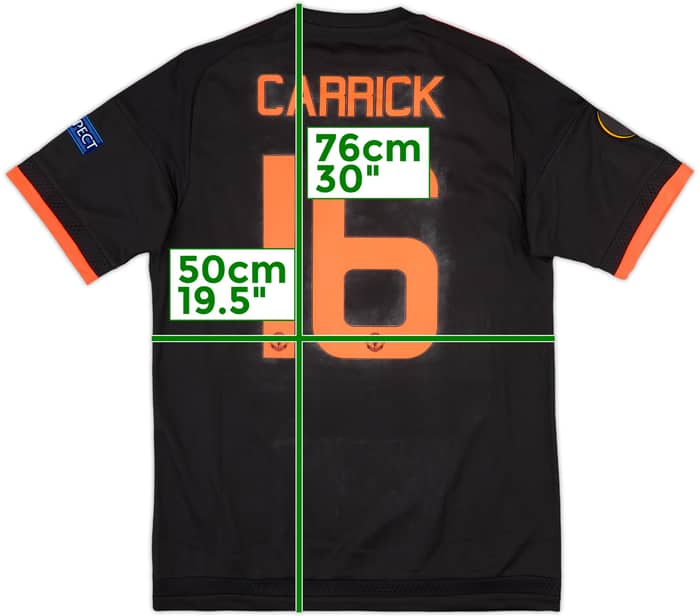 2015-16 Manchester United Third Shirt Carrick #16 (M)