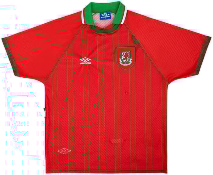 1994-96 Wales Home Shirt - 8/10 - (XL)