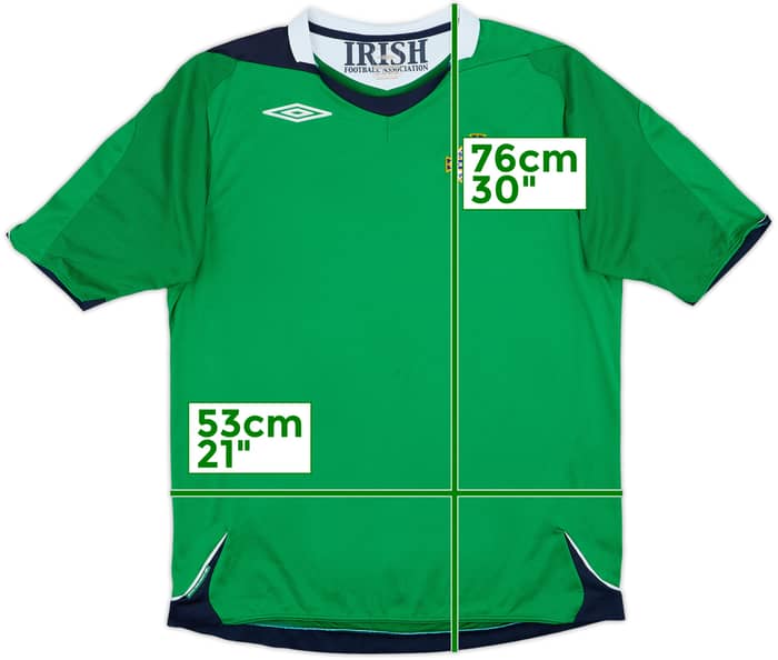 2006-08 Northern Ireland Home Shirt - 6/10 - (L)