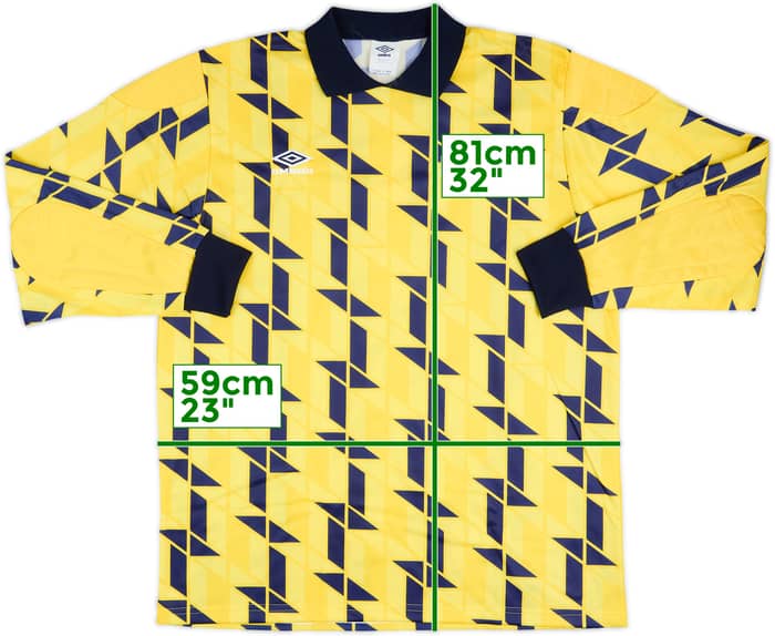 1990-92 Northern Ireland Match Issue GK Shirt #1