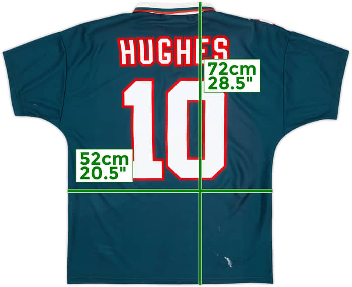 1995-96 Wales Away Shirt Hughes #10 - 5/10 - (M)