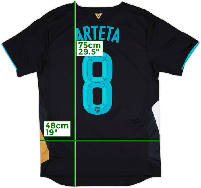 2015-16 Arsenal Third Shirt Arteta #8 (M)