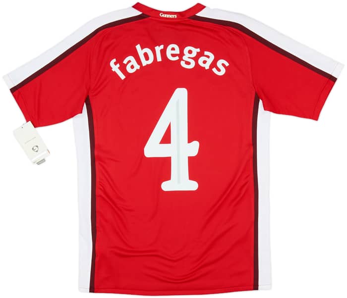2008-10 Arsenal Home Shirt Fabregas #4 (XL.Boys)