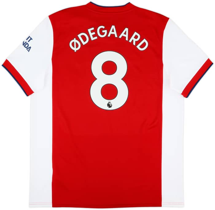 2021-22 Arsenal Home Shirt Odegaard #8 (XL)