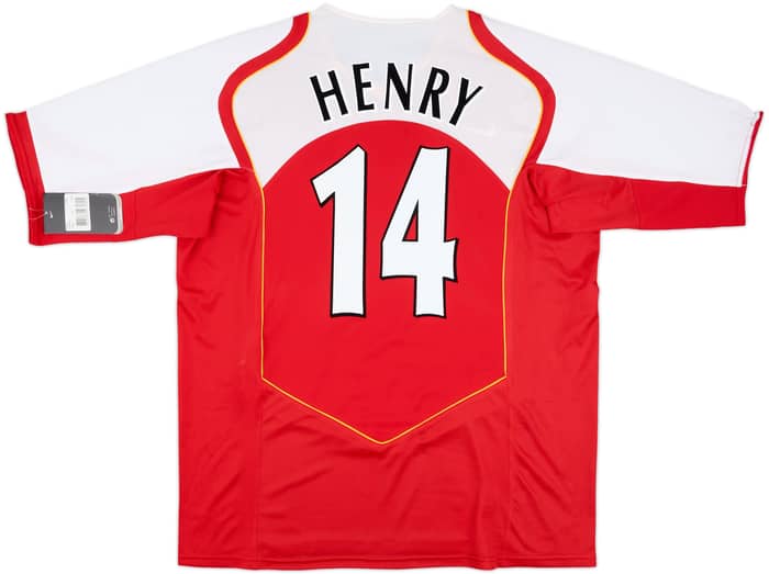 2004-05 Arsenal Home Shirt Henry #14 (XXL)