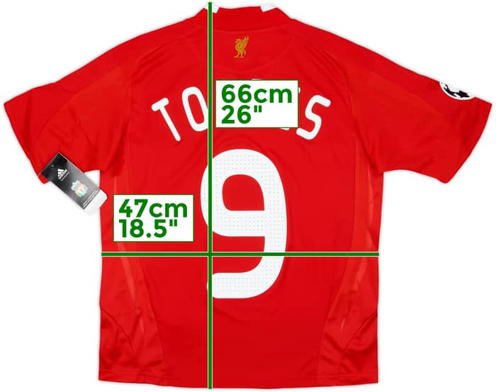 2008-10 Liverpool Home Shirt Torres #9 (M.Boys)