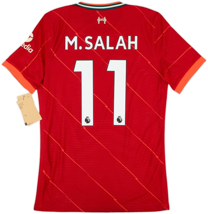 2021-22 Liverpool Authentic Home Shirt M.Salah #11 (S)