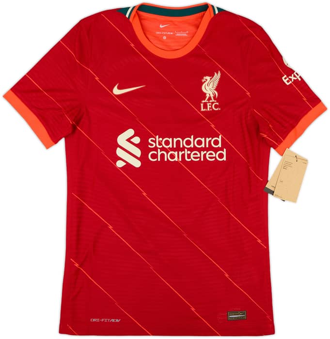 2021-22 Liverpool Authentic Home Shirt M.Salah #11 (S)