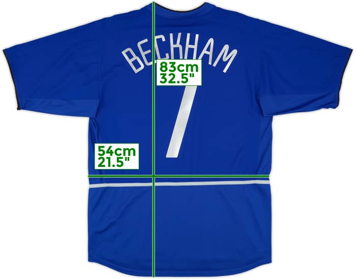 2002-03 Manchester United Third Shirt Beckham #7 (L)