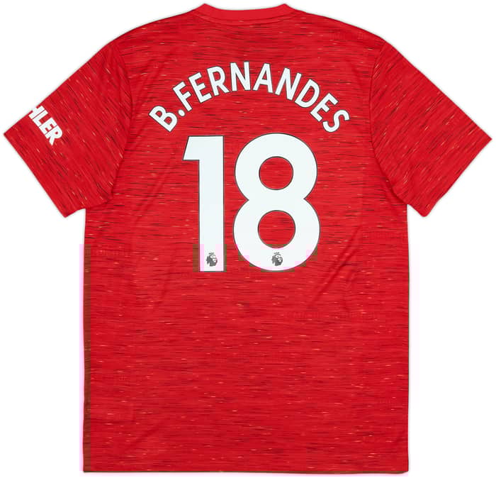 2020-21 Manchester United Home Shirt B.Fernandes #18 (L)