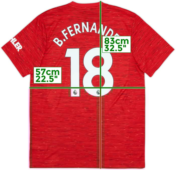 2020-21 Manchester United Home Shirt B.Fernandes #18 (L)