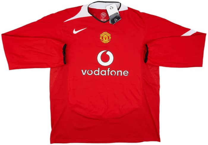 2004-06 Manchester United Home L/S Shirt Ronaldo #7 (XL)