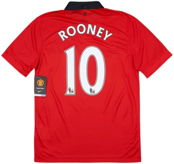 2013-14 Manchester United Home Shirt Rooney #10 (M)