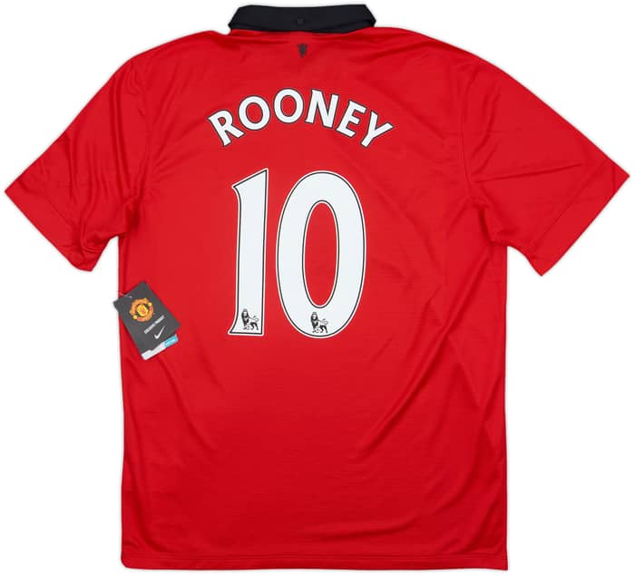 2013-14 Manchester United Home Shirt Rooney #10 (L)