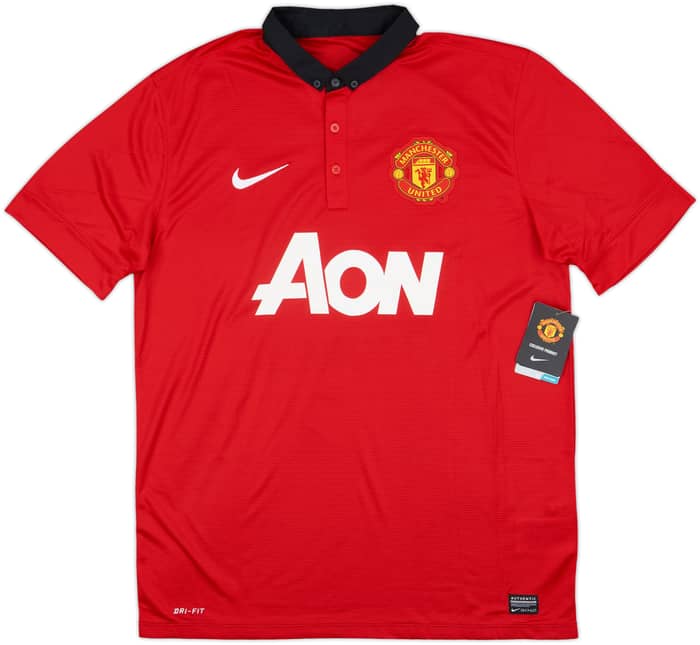 2013-14 Manchester United Home Shirt Rooney #10 (L)