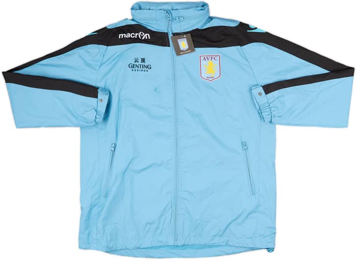 2012-13 Aston Villa Macron Hooded Rain Jacket (L)