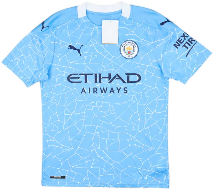 2020-21 Manchester City Home Shirt Kun Aguero #10 (S)