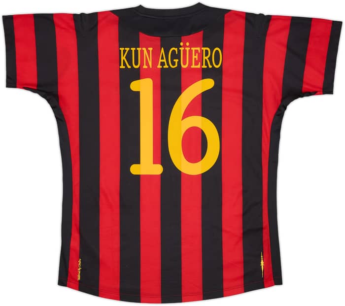 2011-12 Manchester City Away Shirt Kun Aguero #16 (L)
