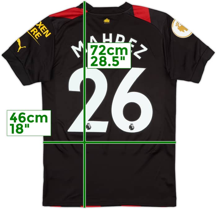 2022-23 Manchester City Away Shirt Mahrez #26 (S)