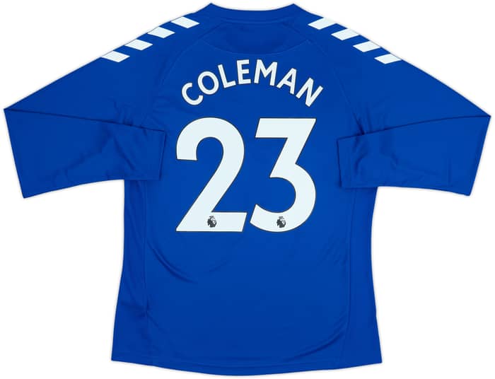 2020-21 Everton Home L/S Shirt Coleman #23 (L)