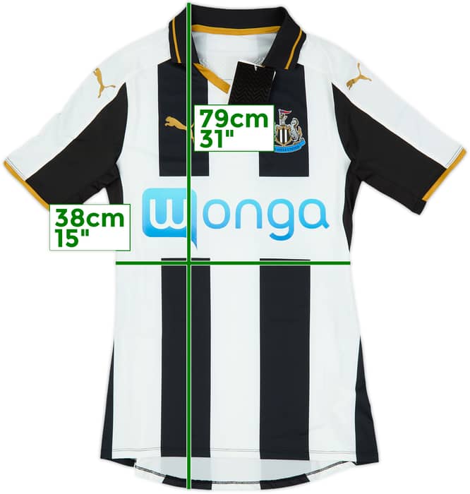 2016-17 Newcastle Player Issue ACTV Fit Home Shirt (M)