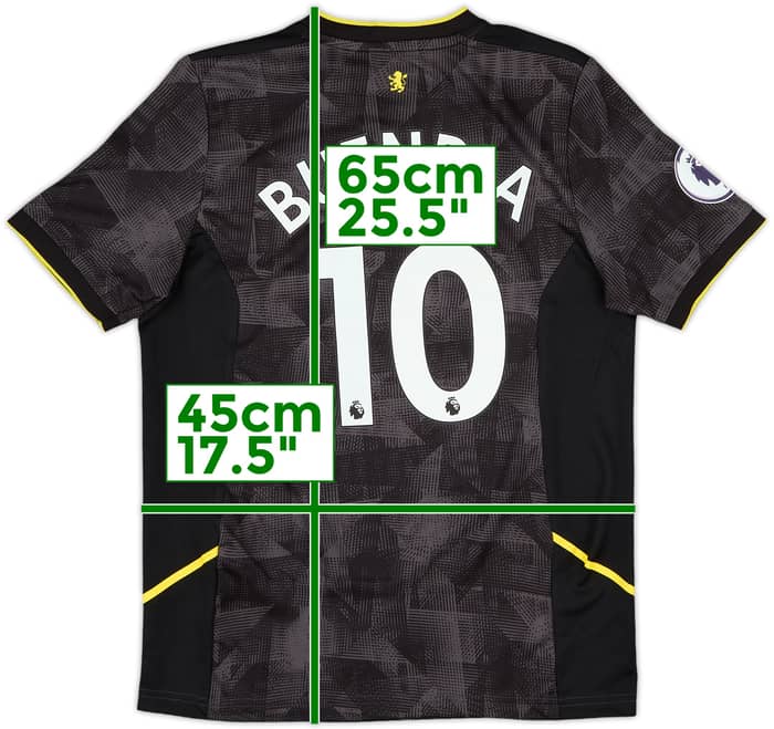 2022-23 Aston Villa Third Shirt Buendia #10 (XL.Boys)