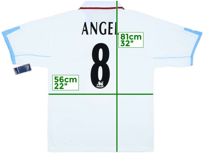 2002-03 Aston Villa Away Shirt Angel #8 (XXL)