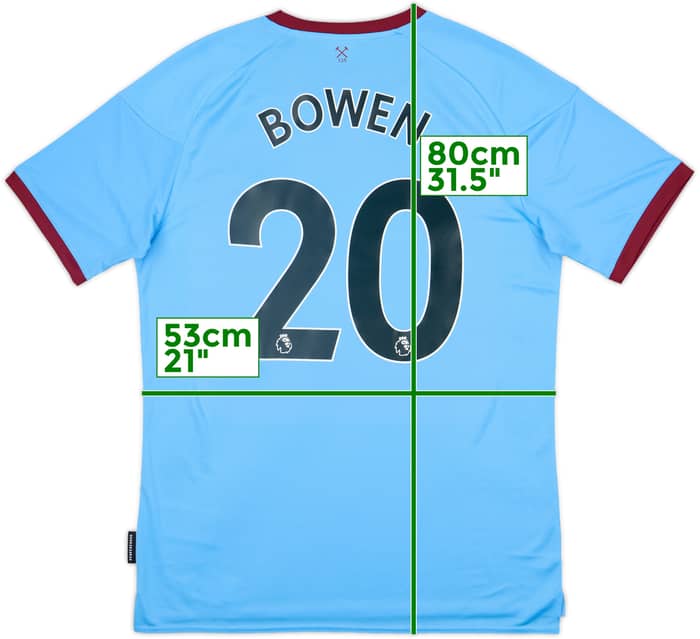 2020-21 West Ham Away Shirt Bowen #20 (L)