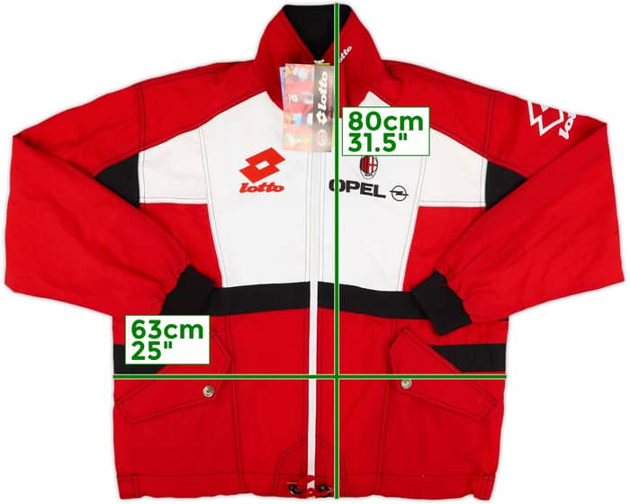 1995-96 AC Milan Lotto Track Jacket (L)