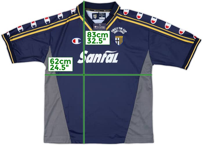 2000-01 Parma 'Signed' Third Shirt (XL)