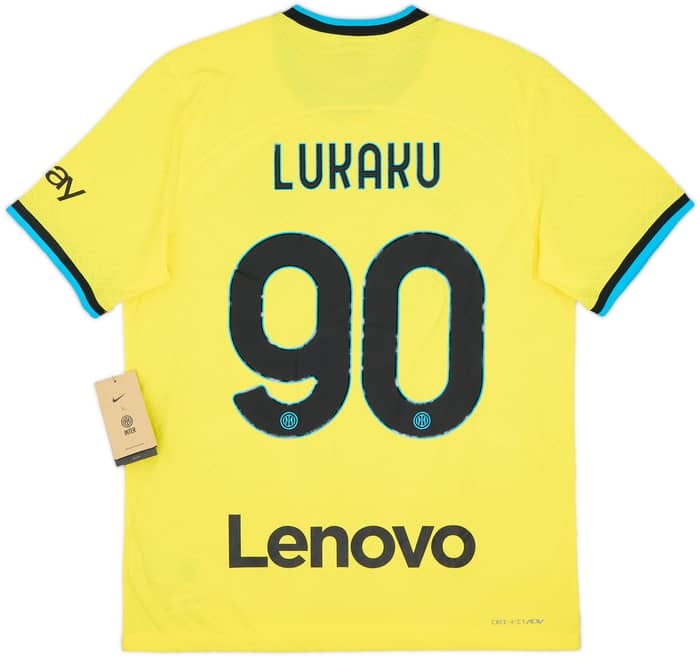 2022-23 Inter Milan Authentic Third Shirt Lukaku #90 (L)